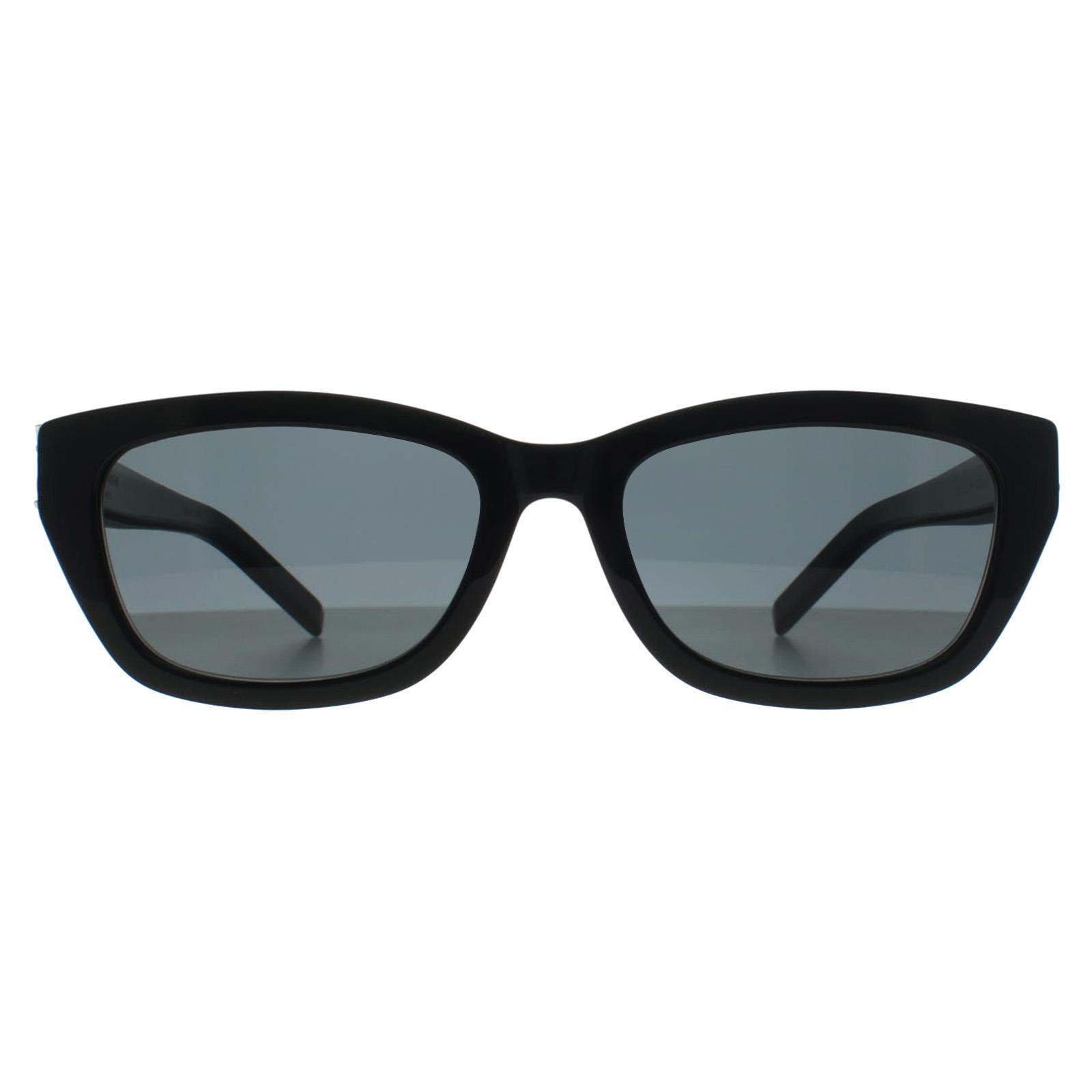Black Cat Eye Shiny Black Grey SL M153, Image 1 of 3
