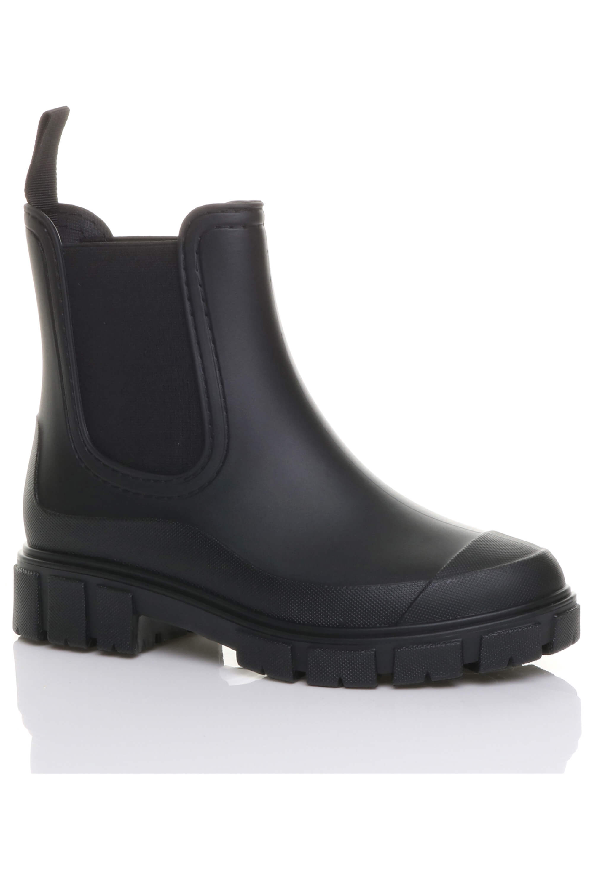 Black Wellies Chelsea Ankle Boots Wellingtons, Image 1 of 6