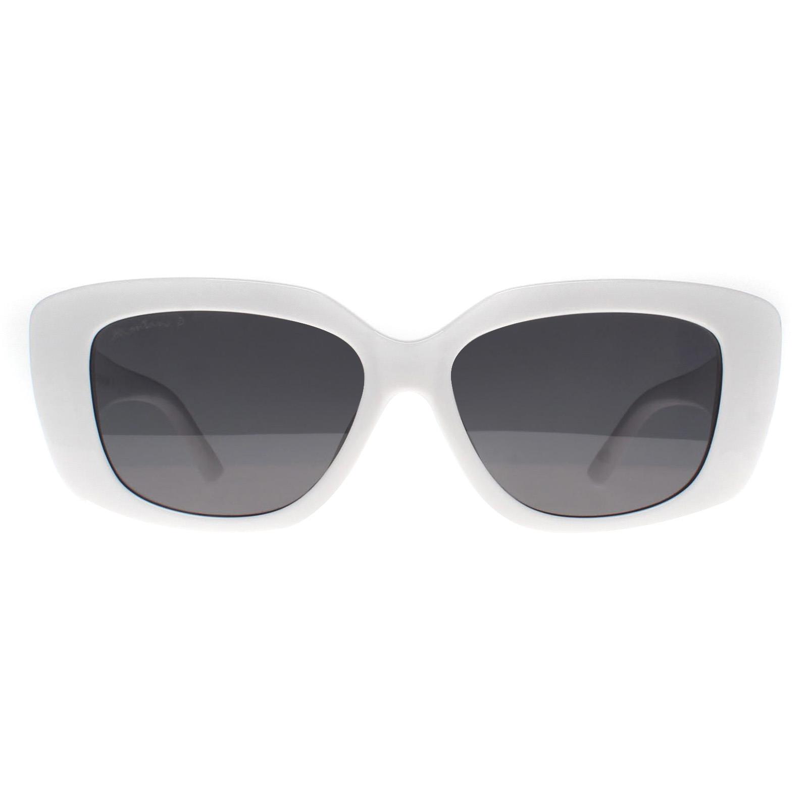 White Montana White Rectangle White Smoke Grey Polarized MP56, Image 1 of 3