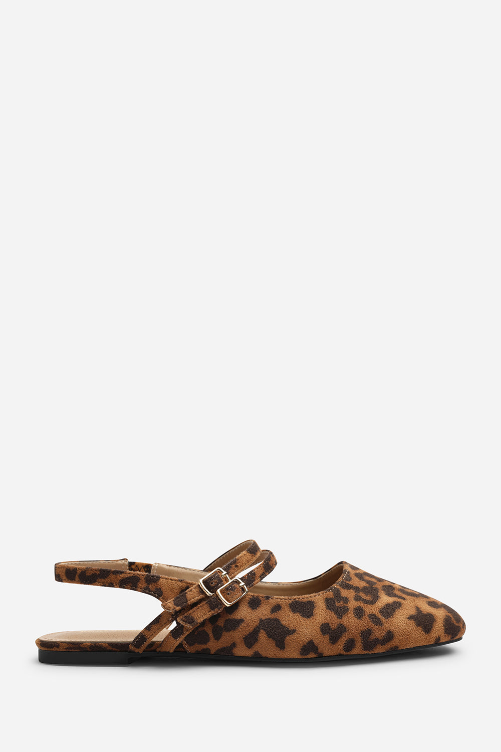 Multi Alena Double Strap Backless Mary Jane Flats, Image 2 of 7