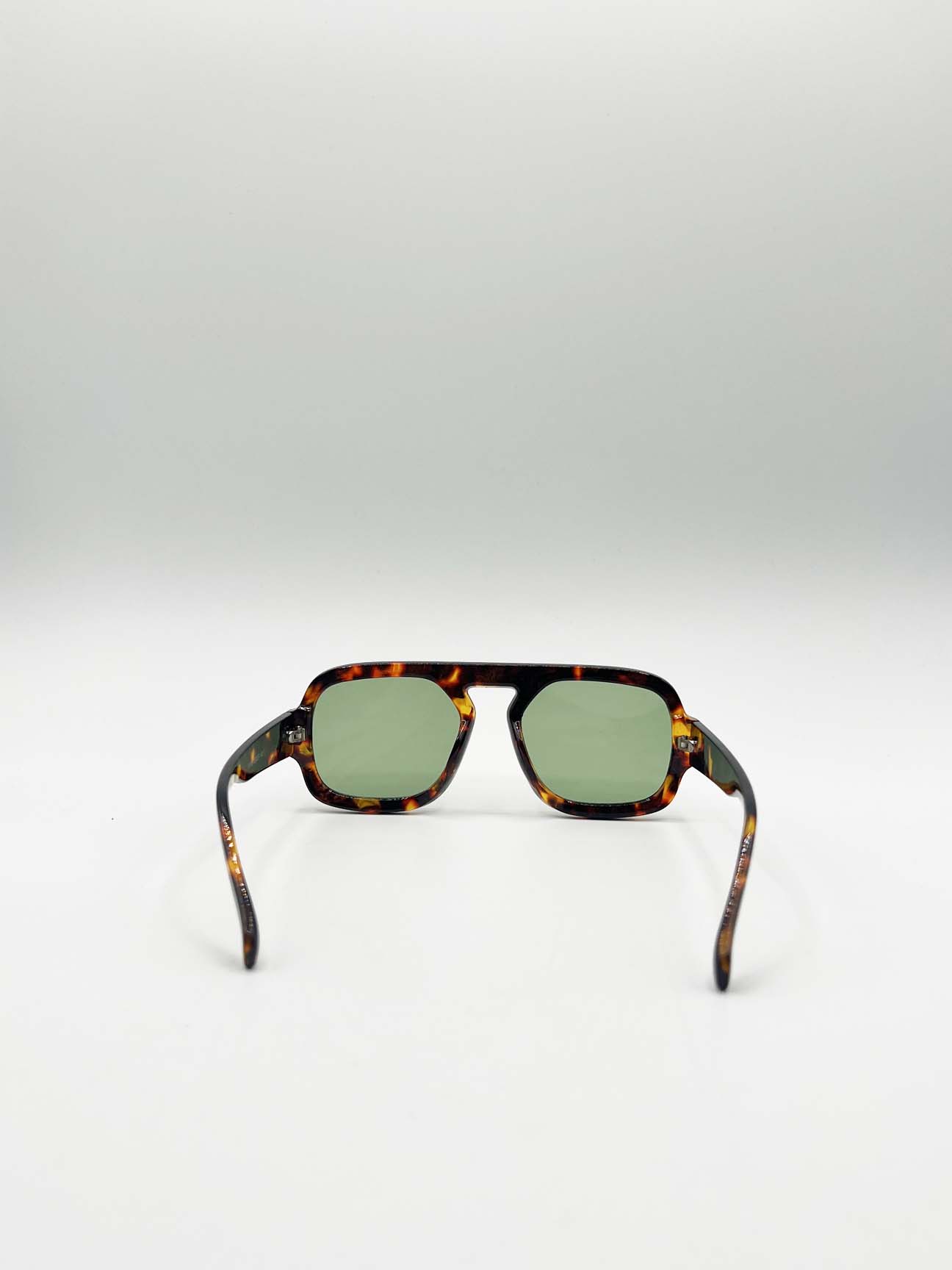 Green Retro Navigator Sunglasses, Image 6 of 6