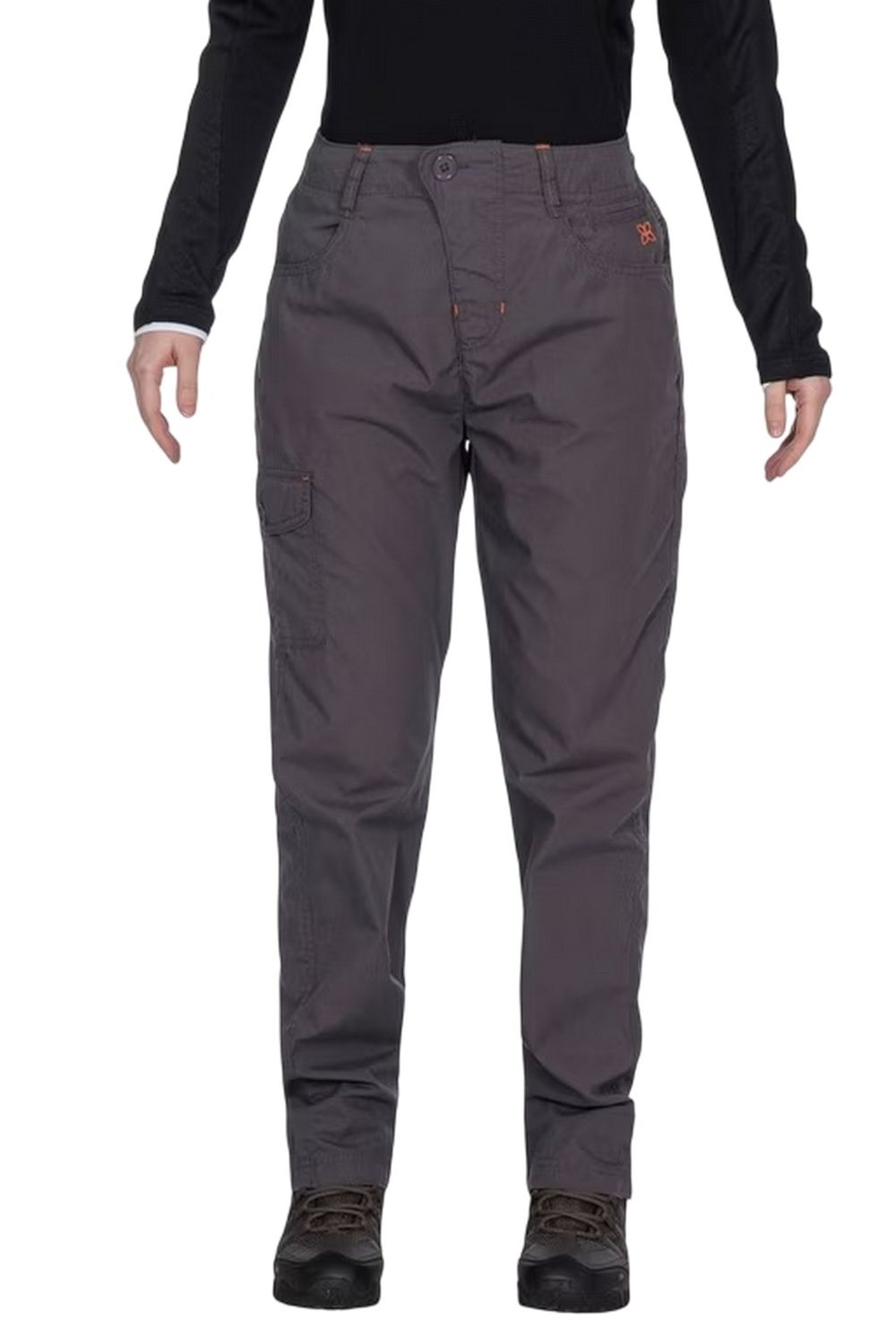 Charcoal Rambler Straight Cargo Trousers, Image 4 of 4