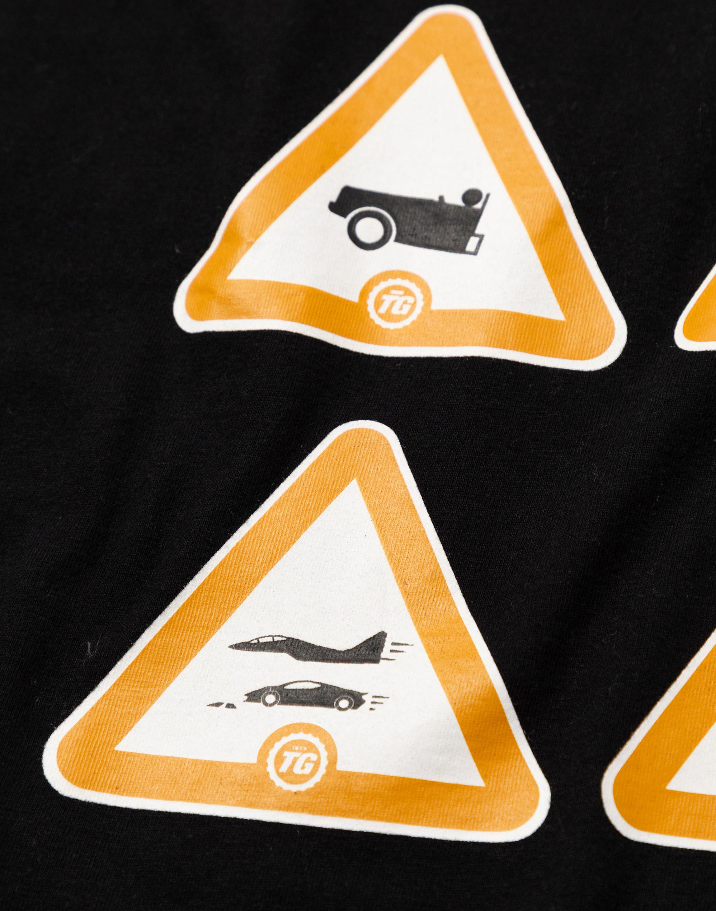 Black Top Gear Logo T-Shirt, Image 4 of 6