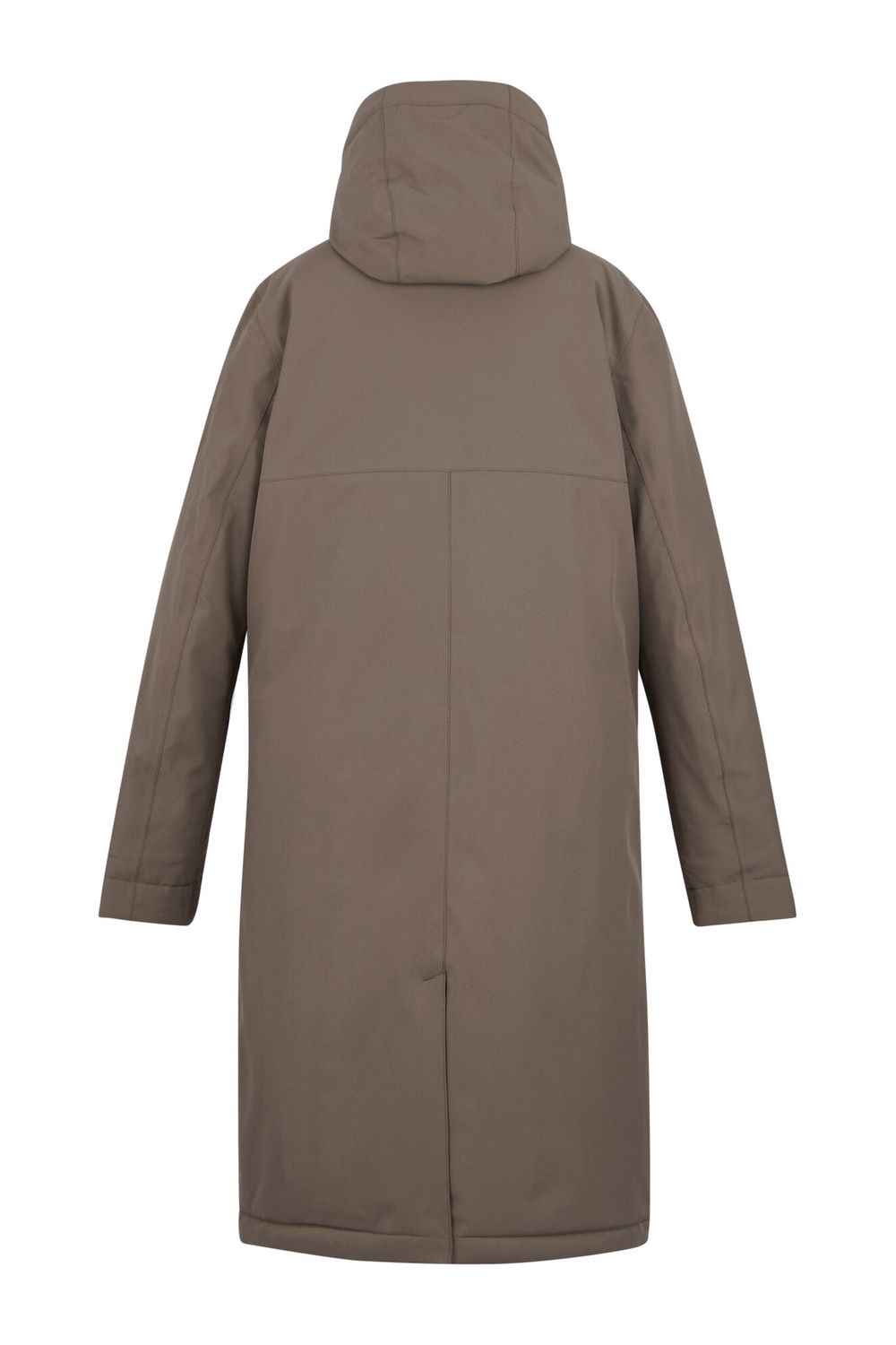 Mocha Yarli Longline Waterproof Jacket, Image 2 of 4