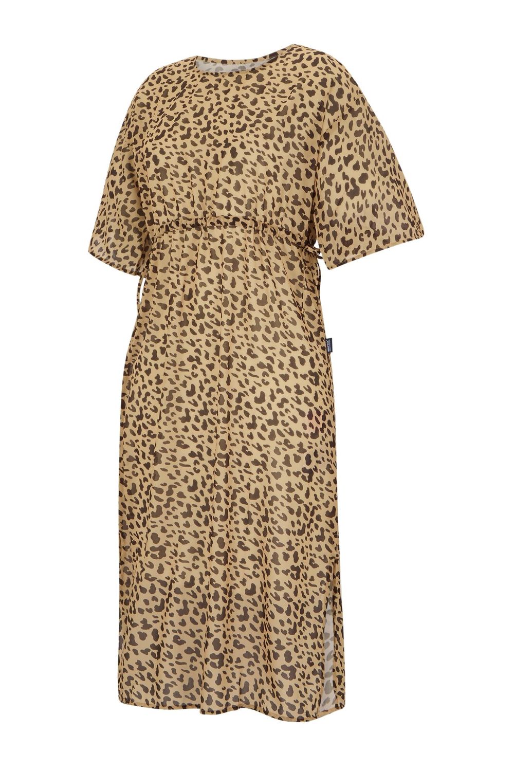 Multi Avorno Abstract Leopard Print Kaftan, Image 3 of 3