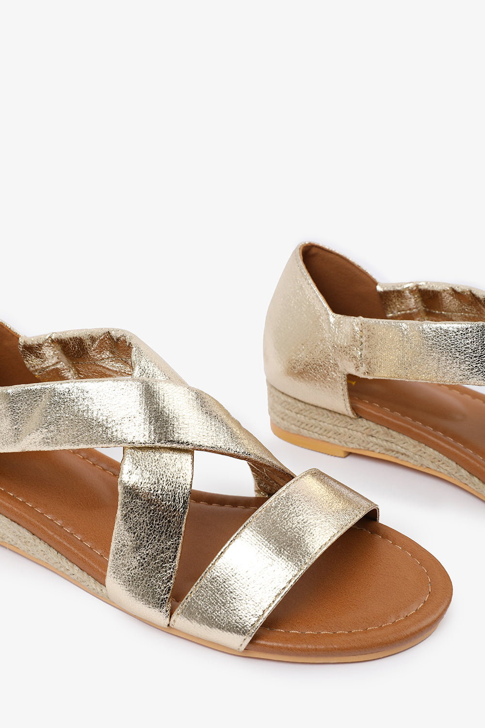 Gold Hummingbird' Low Wedge Shoes, Image 4 of 5
