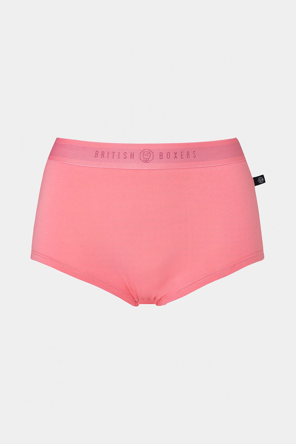 Pink British Boxers Pink Pack of Three "Pink Gin" Cotton Hipster Boxer Briefs, Image 4 of 7