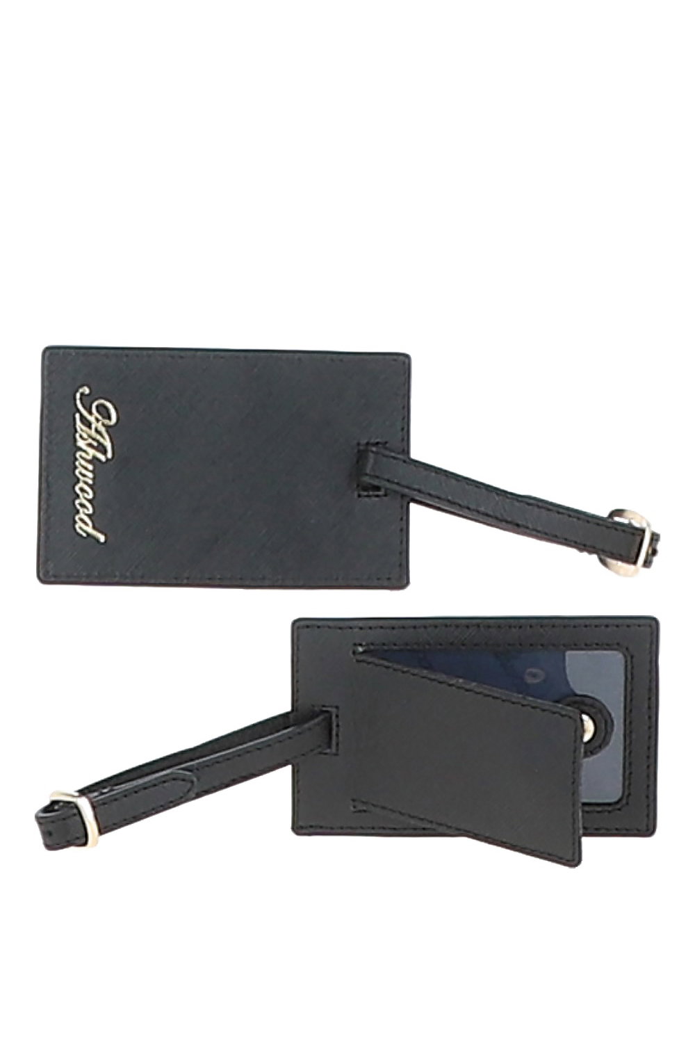 Black 'Wise Tour' Real Leather Gift Travel Set, Image 5 of 5