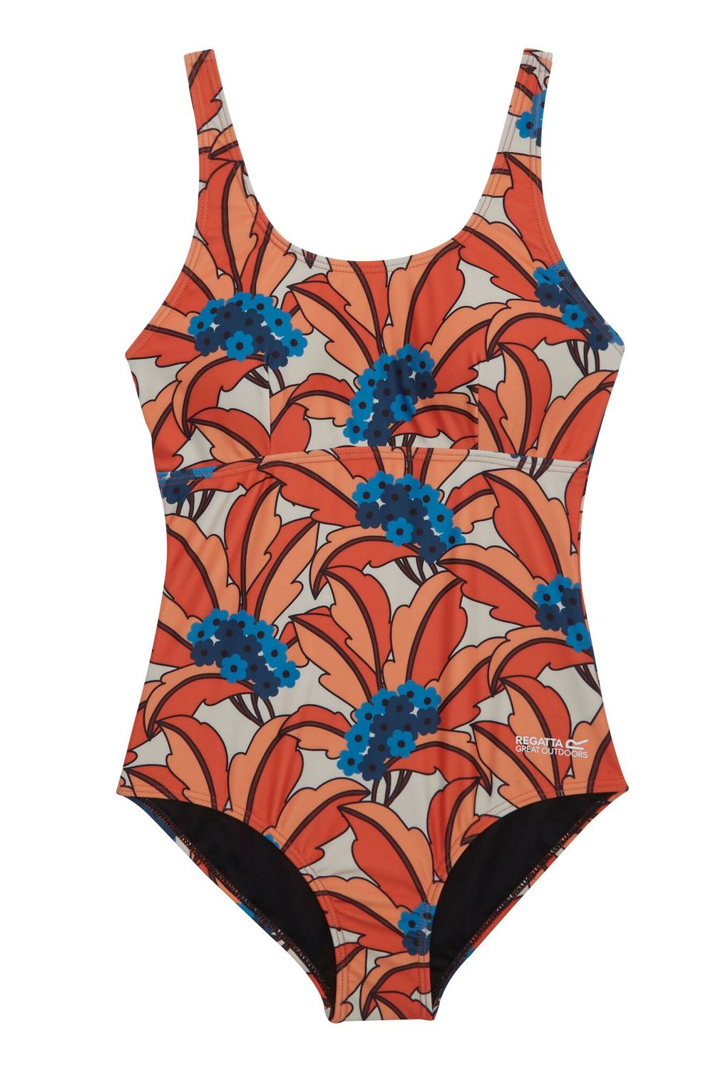 Orange Orla Kiely Tropical One Piece Swimsuit, Image 1 of 4