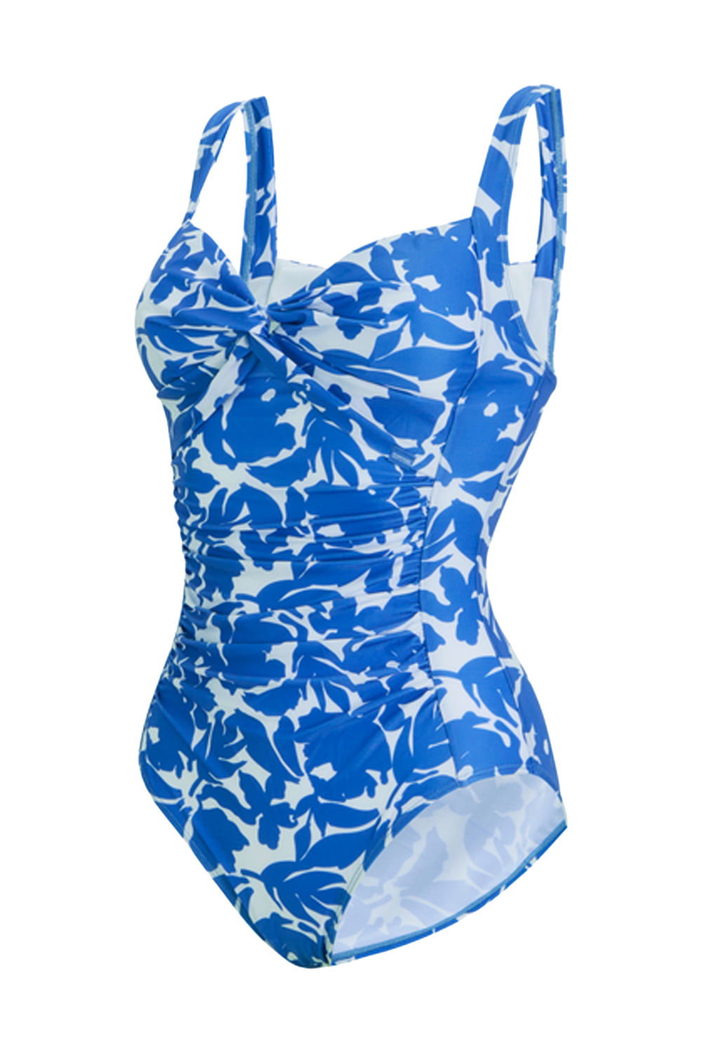 Blue Sakari Fleur Tummy Control Swimsuit, Image 3 of 3