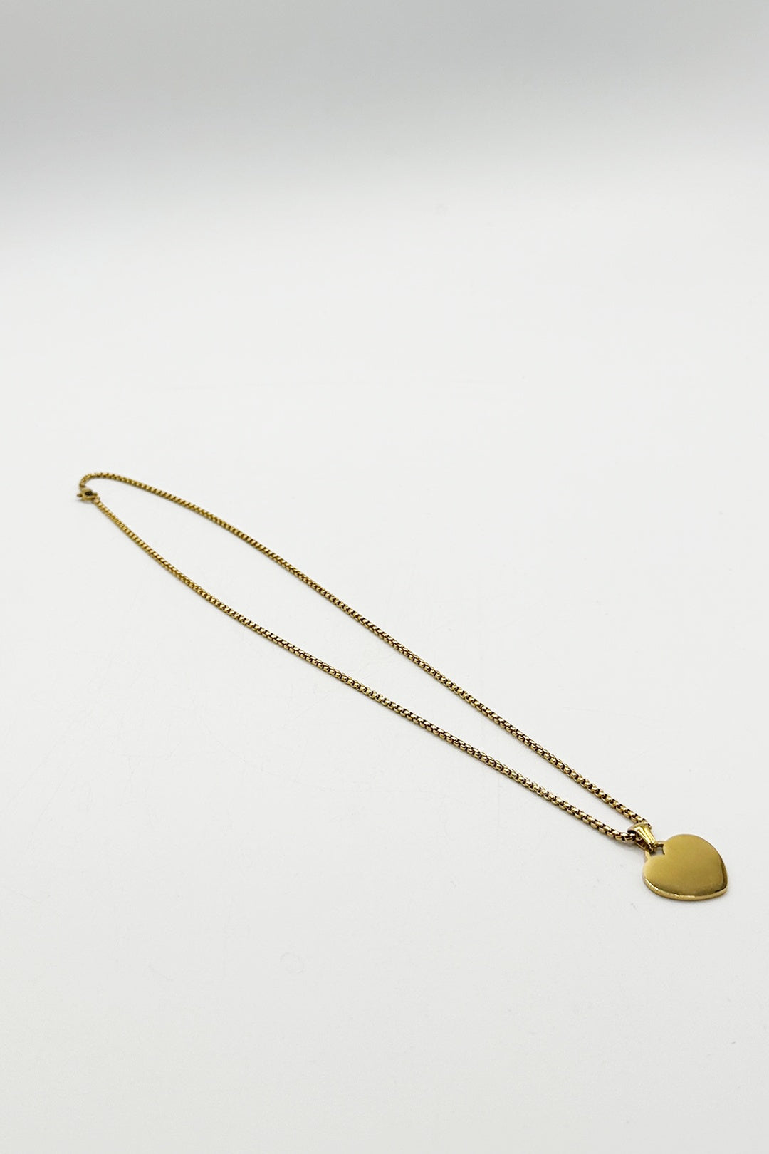 Gold Heart Shape Pendant Necklace - Gift boxed, Image 6 of 6