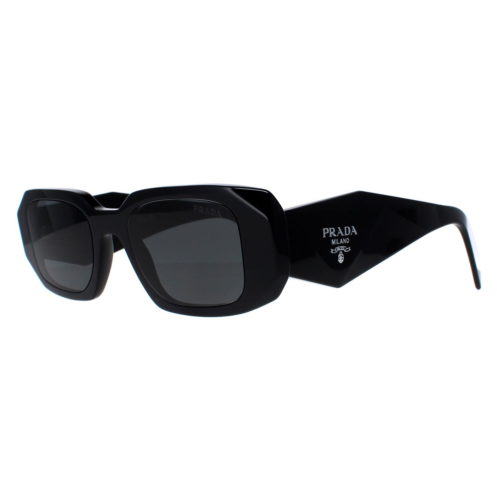 Black Prada Black Rectangle Black Dark Grey PR17WS, Image 2 of 4