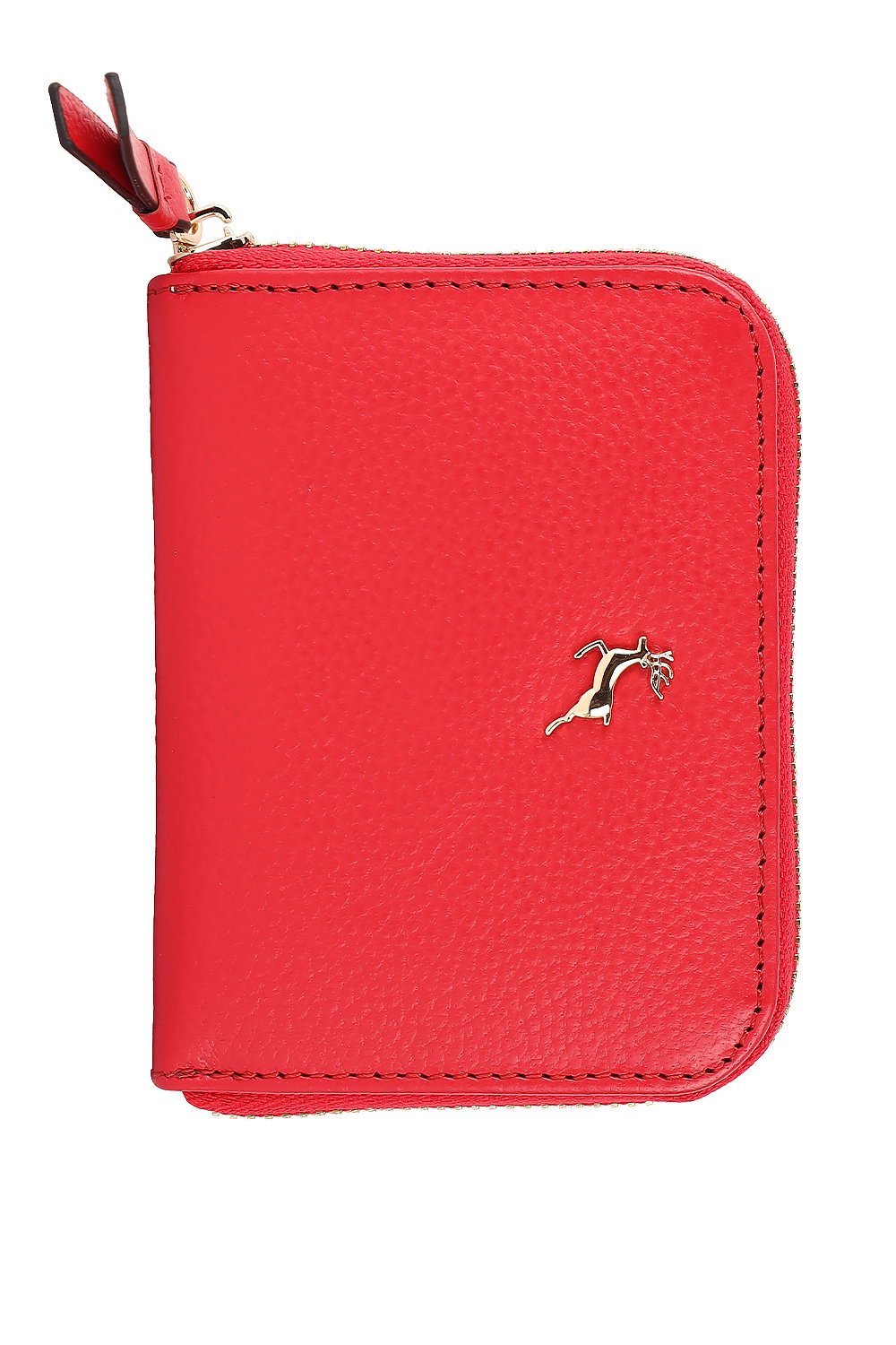 Red Ashwood Leather Red 'Mini X' RFID Protected Real Leather Purse, Image 1 of 3