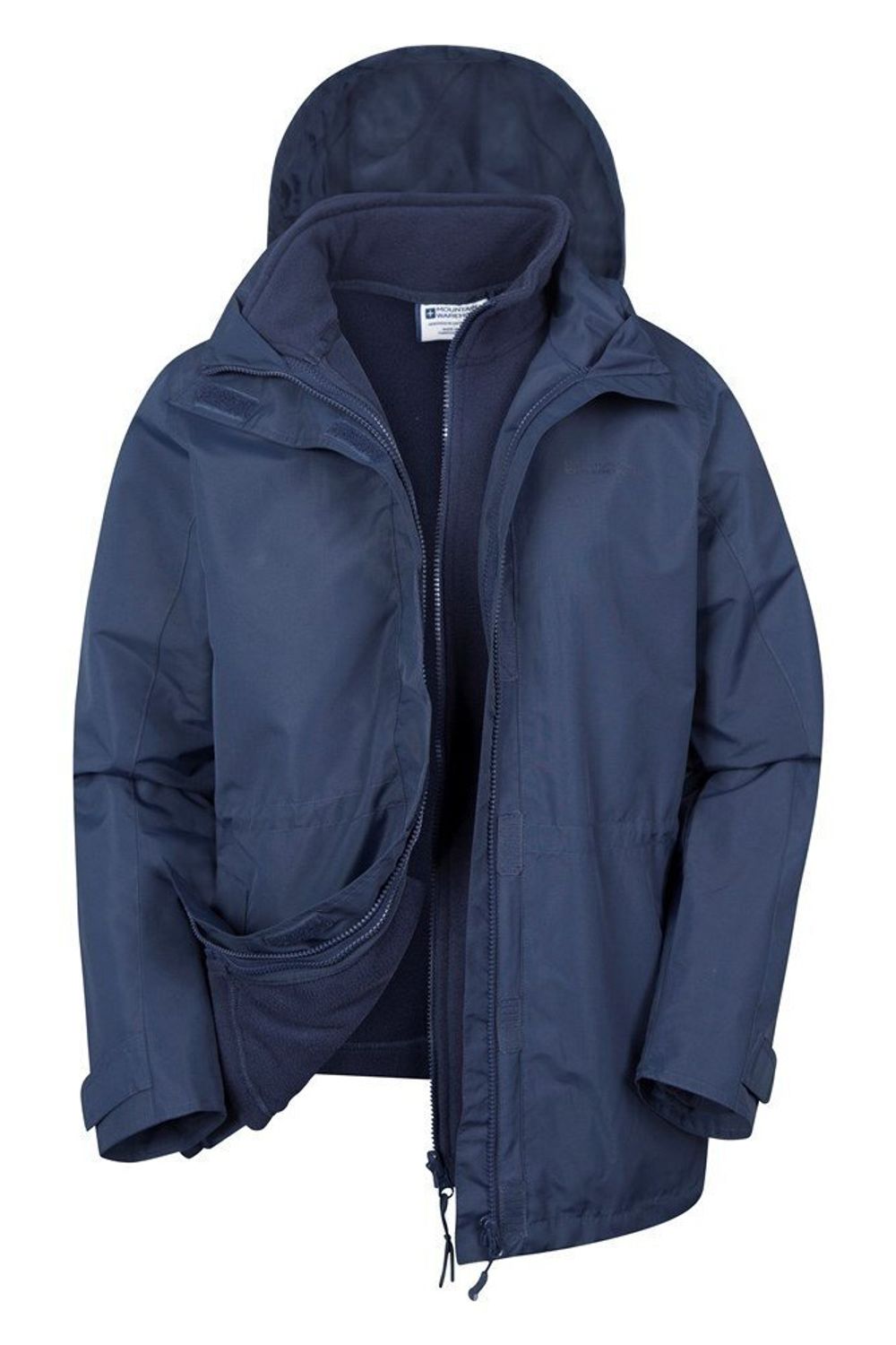 Navy Fell 3 in 1 Water Resistant Jacket, Image 5 of 5