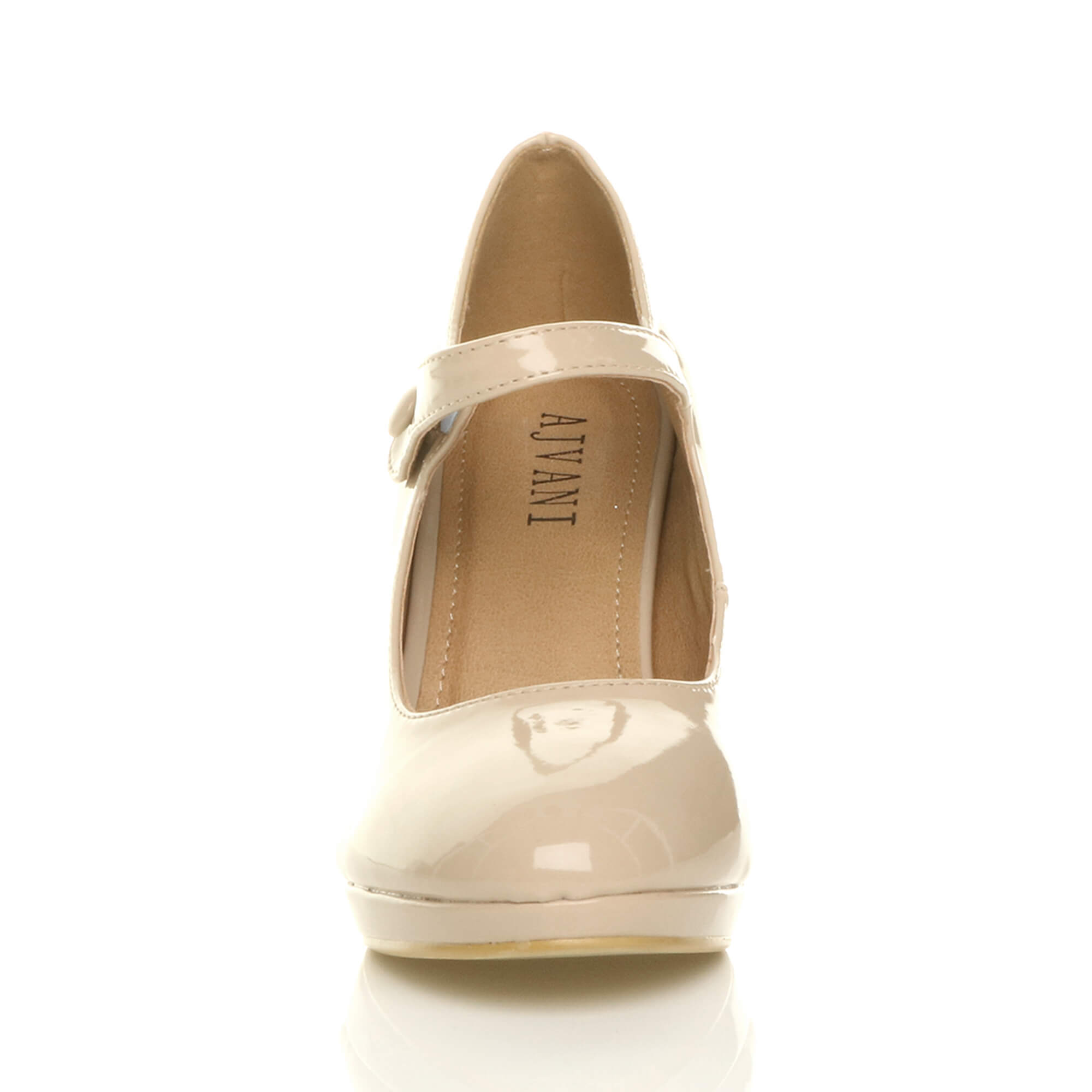 Natural High Heel Mary Jane CourtShoes, Image 5 of 5