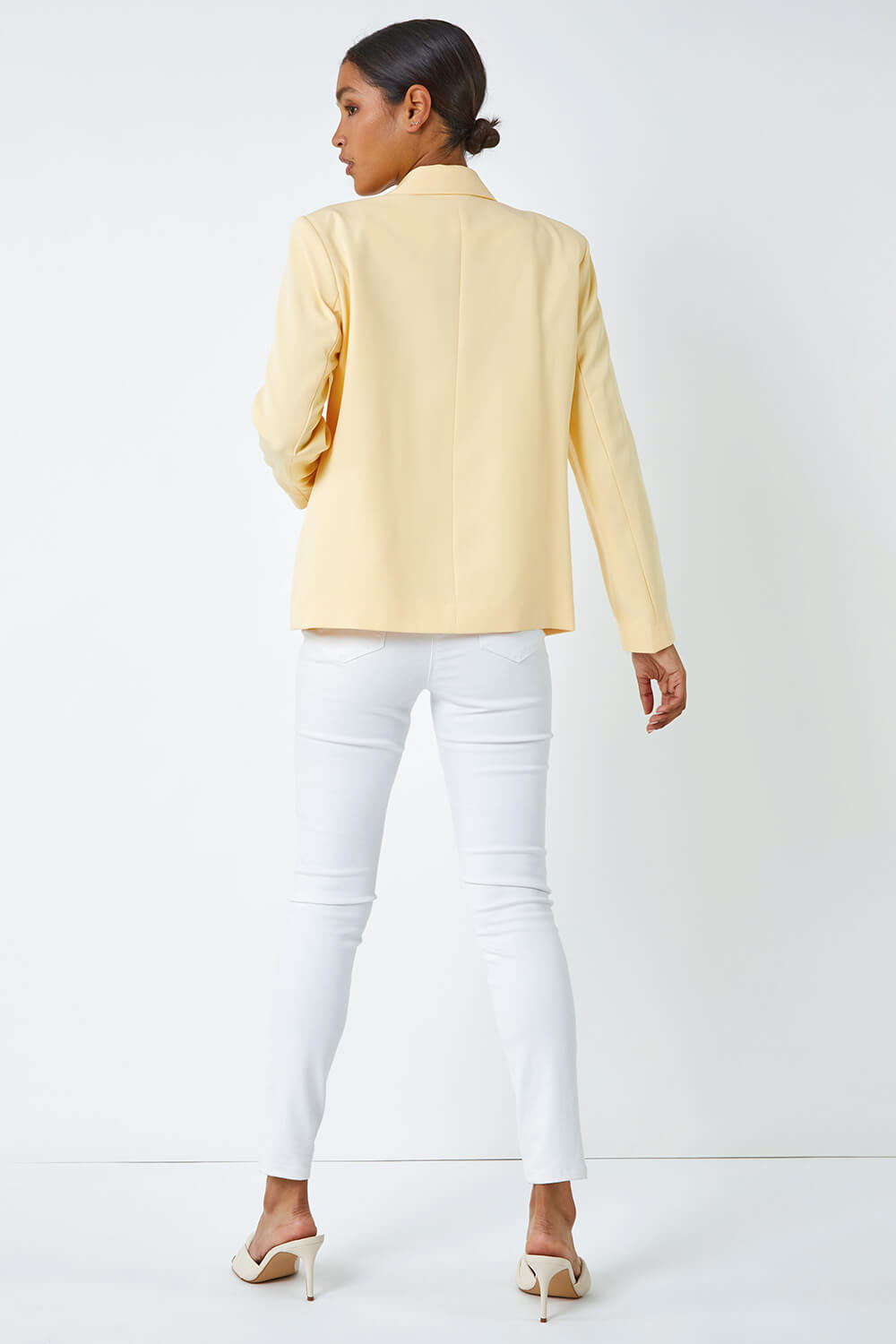 Lemon Double Breasted Button Blazer , Image 4 of 5