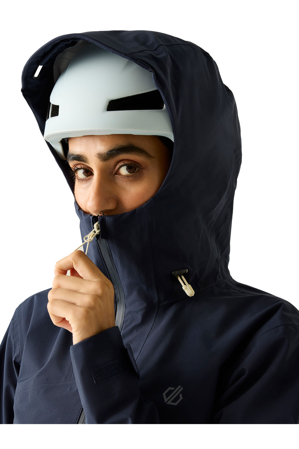 Navy Haik 3 Layer Jacket, Image 3 of 4