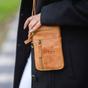 Tan 'BROOKE' Real Leather Mobile Phone Crossbody Bag, Image 2 of 6