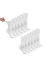 White 12 Pairs Ladies Bamboo Diabetic Socks | Soft Non Binding Comfort Socks, Image 1 of 4