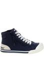 Navy Jazzin Hi Trainers, Image 4 of 6