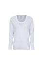 White Agra Slub Long Sleeved Top, Image 1 of 4