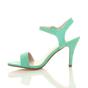 Mint AJVANI Mint Barely There Strappy High Heeled Sandals, Image 3 of 6