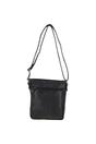 Dark Grey 'Tramonto' Vintage Woven Leather Crossbody Bag, Image 4 of 4