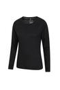 Black Quick Dry Long Sleeved Top, Image 3 of 4