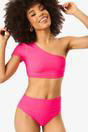 Fuchsia High Waisted Bikini Bottoms, Image 1 of 4
