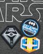 Grey Star Wars Badges Women's T-Shirt, Image 5 of 6