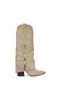 Stone XY LONDON Stone 'Evangeline' Knee High Western Cowboy Boots With Zip, Image 1 of 6