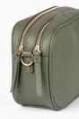 Khaki Etre Khaki Faux Leather Crossbody Camera Bag, Image 3 of 3
