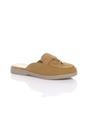 Camel AJVANI Camel Flat Slip On Open Back Loafers Mules, Image 1 of 4