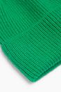Green Plain Winter Beanie Hat, Image 3 of 3