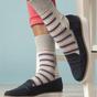 Black 6 Pack Non Elastic Loose Top Bamboo Socks, Image 4 of 5