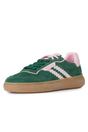 Green Tamaris  Green Pink Stripe Sneakers, Image 3 of 7