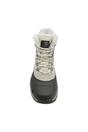 White Faux Fur Lined Contrast Stitch Snow Boots, Image 4 of 4