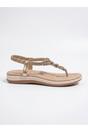 Pearl Embellished T Bar Flat Sandals, Image 1 of 6