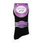 Black 6 Pairs Non Elastic Socks, Image 5 of 5