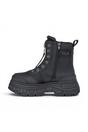 Black Womens Platform High Ankle Boots-Fusion, Image 5 of 7