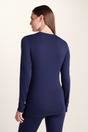 Blue Meru Cashmere Touch Crew Neck Base Layer, Image 3 of 4