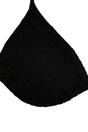 Black Triangle Textured Halterneck Bikini Top, Image 3 of 4