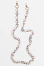 White Sarta White Marbled Oval Link Acrylic Bag Strap, Image 3 of 3