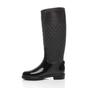 Black Festival Camping Waterproof Wellington Wellies, Image 3 of 6