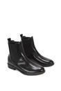 Black XY LONDON Black 'Nala' Chelsea Flatform Ankle Boots Pull On, Image 6 of 7