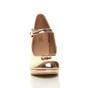 Rose Gold High Heel Mary Jane CourtShoes, Image 6 of 6