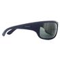 Blue Sport Wrap Matt Dark Blue Grey Polarized Sunglasses, Image 4 of 4