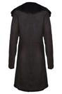 Dark Brown Toscana Sheep Suede Leather Trench Coat, Image 6 of 8