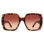 Brown Atum Brown Square Shiny Havana Brown Gradient Zouk, Image 1 of 4