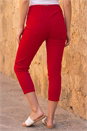 Red Petite Stretch Crop Denim Jegging, Image 3 of 4